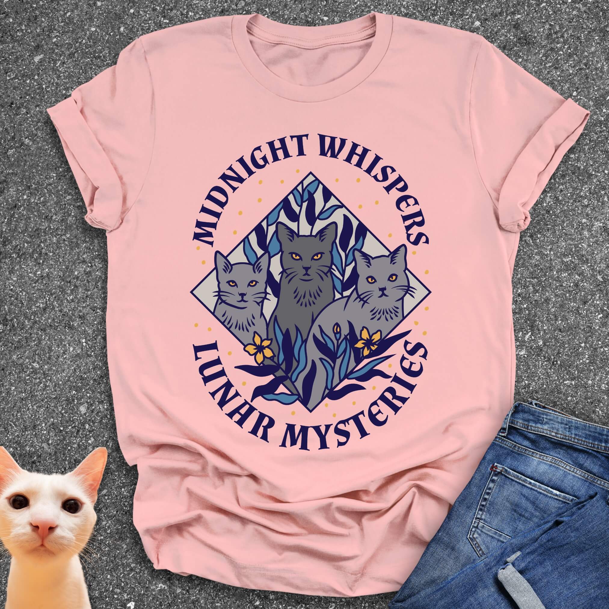 Midnight Whispers, Lunar Mysteries T-Shirt