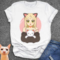 Kawaii Neko Girl T-Shirt