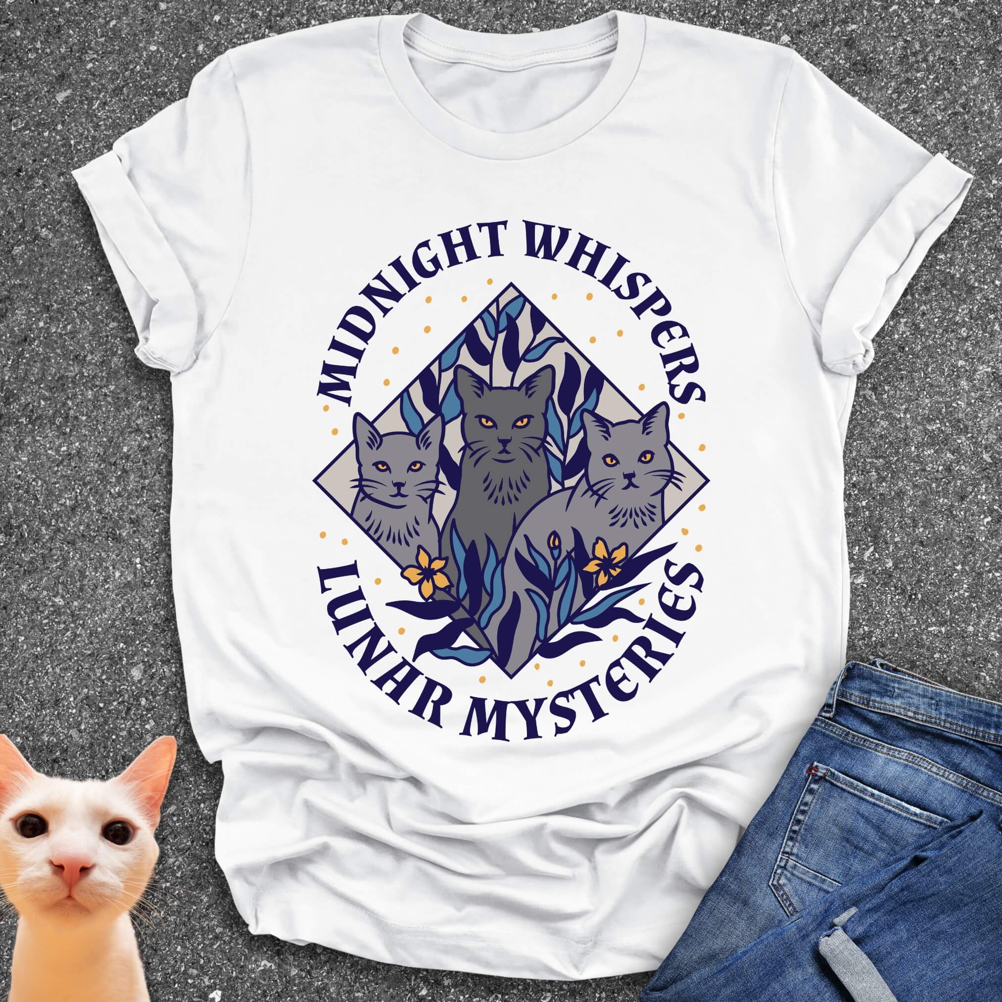 Midnight Whispers, Lunar Mysteries T-Shirt