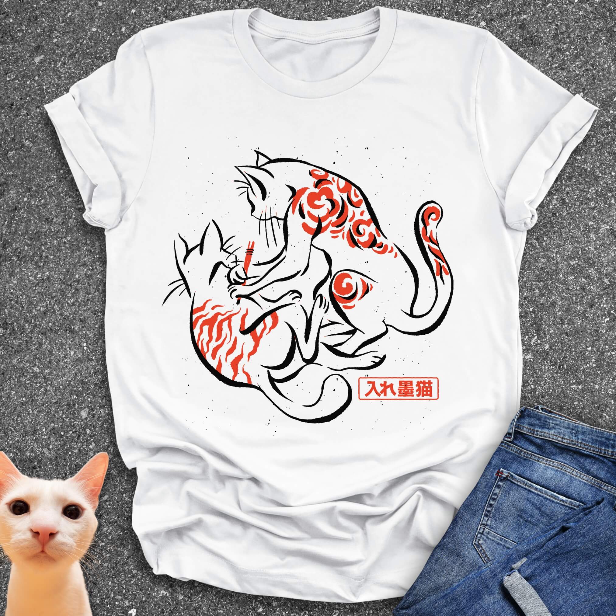 Tattoo Cat T-Shirt