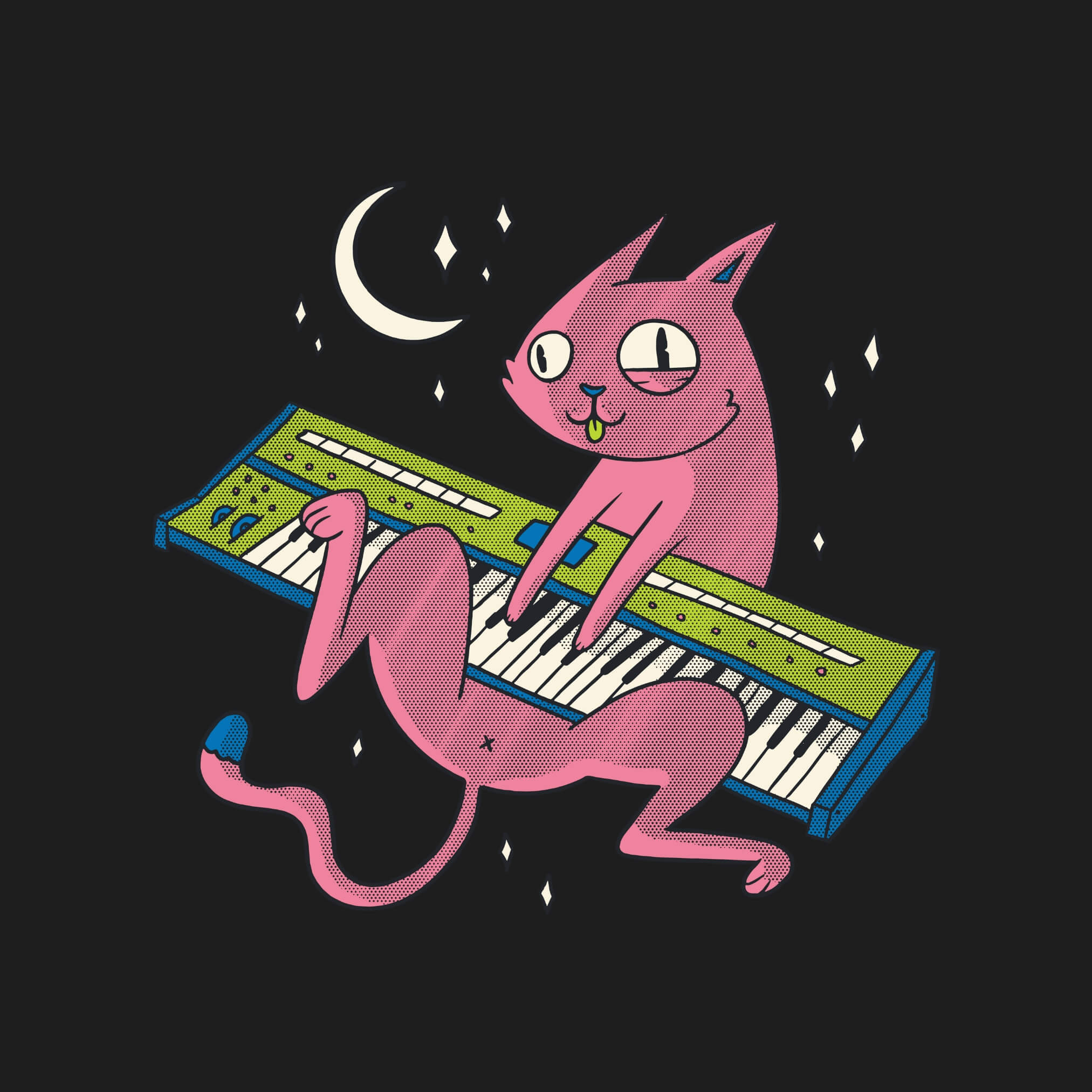 Cat Synth T-Shirt
